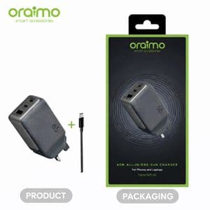 Oraimo Chargeur Secteur Ultra-Rapide GaN 65W